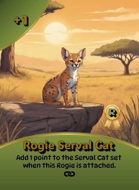 Rogie Serval Cat